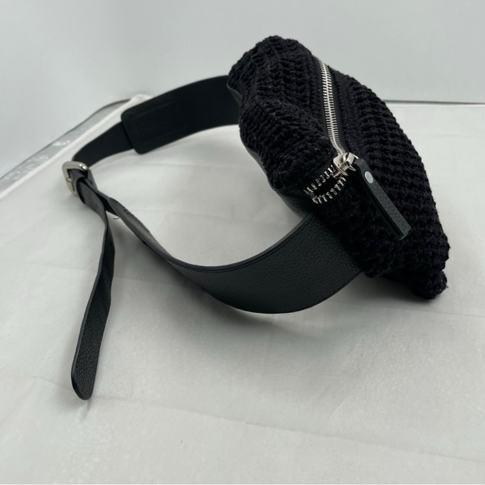 Rachel Comey Black Crochet Belt Bag (Fanny Pack) - Picture 5 of 8